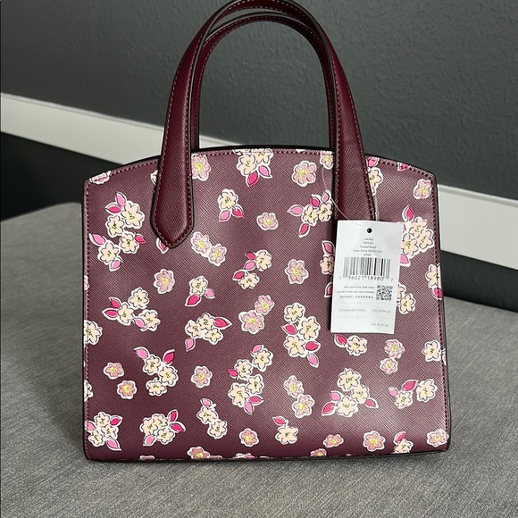 Kate Spade Brown and Pink Satchel Bag